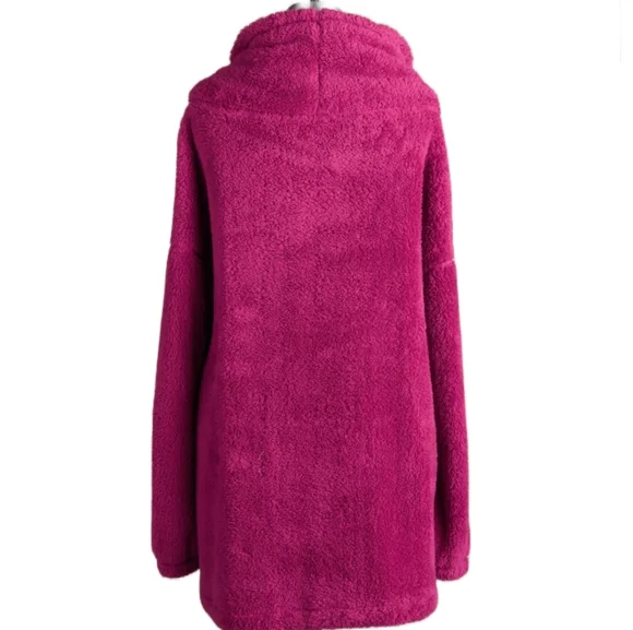 🛍HP🛍Sundance Sasha Cozy Sweatshirt Magenta Size Small (4 to 6) NWT - Picture 2 of 3